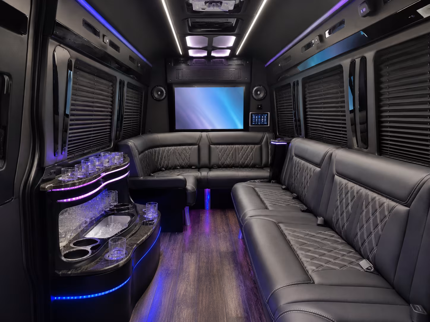 bus rental options for houston trips