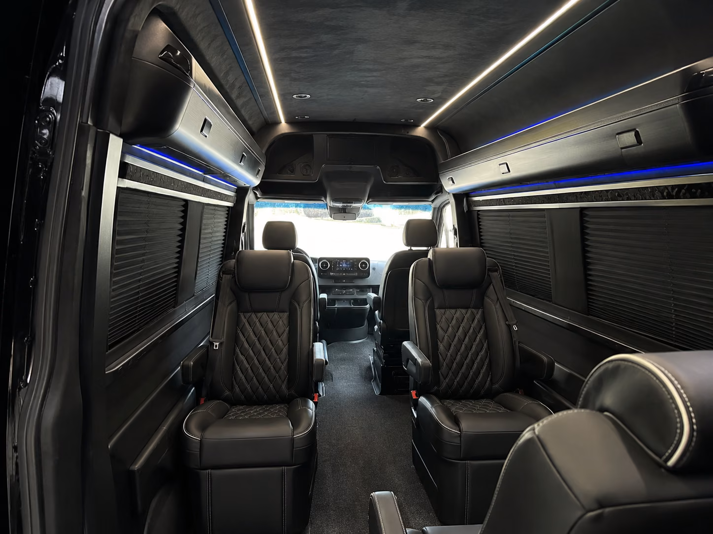 houston private event transportation onboard seating