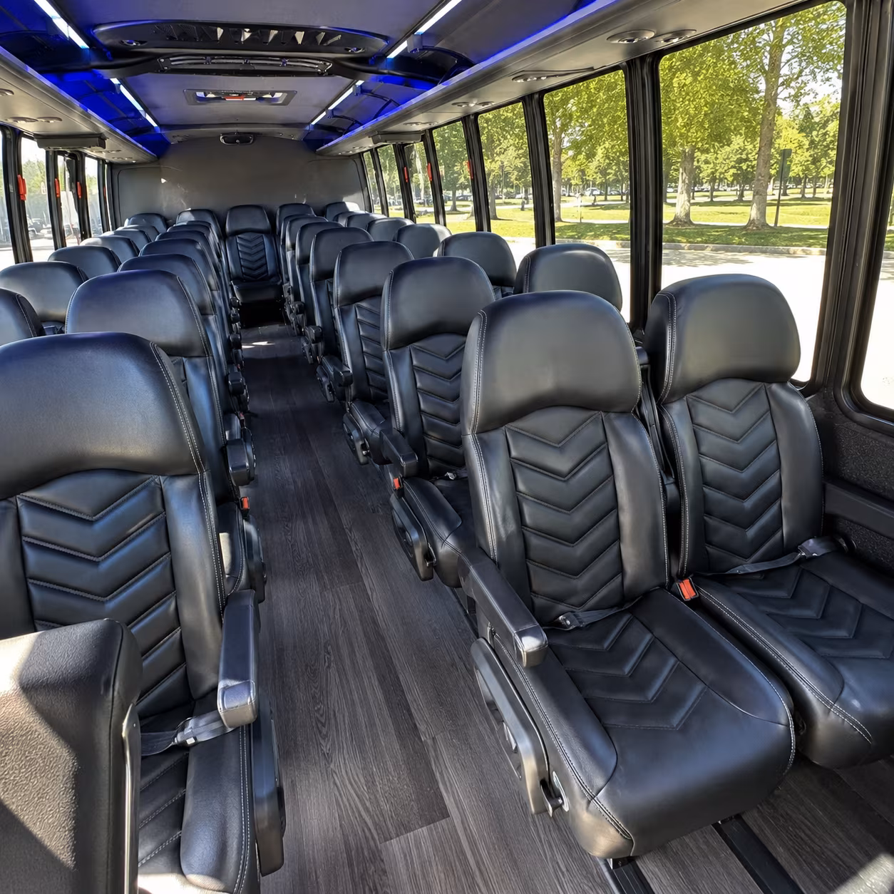 houston prom transportation onboard seating